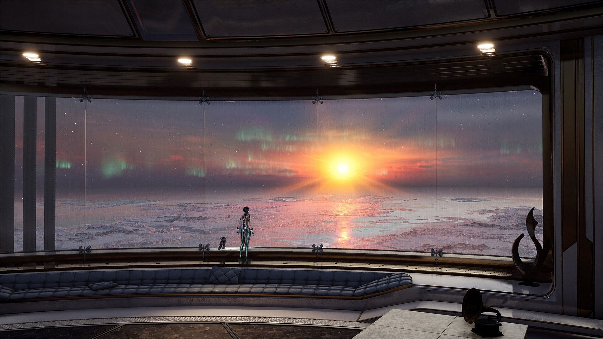 Eve exploring Stellar Blade’s stunning world is a scene perfect for screenshots (Image via PlayStation Publishing LLC)